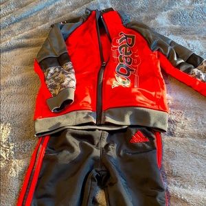 Boys Reebox zip up sweatshirt